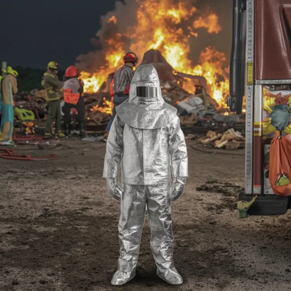 Heat Insulation Hard Fold Abrasion Resistant Aluminized Suit2 Thermal insulation clothing